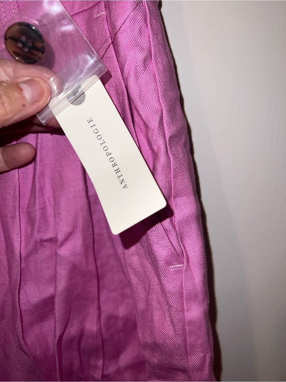 Maeve High-Waist Pink Tailored Shorts - Picture 4 of 7